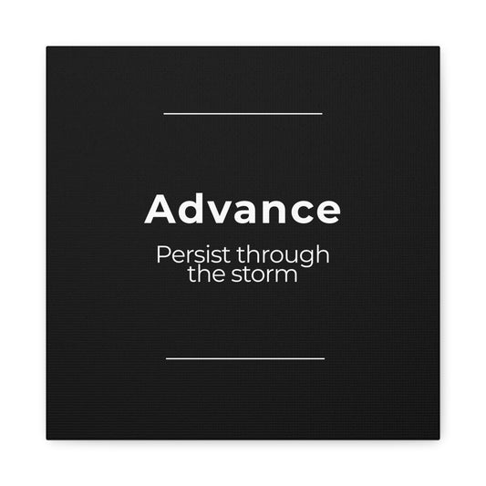 “Advance” Wall Art – Inspirational Canvas for Motivation & Growth