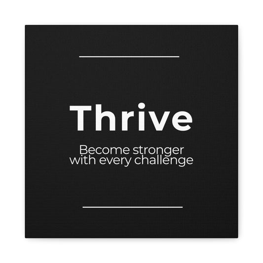 “Thrive” Wall Art - Inspirational Canvas for Motivation & Growth